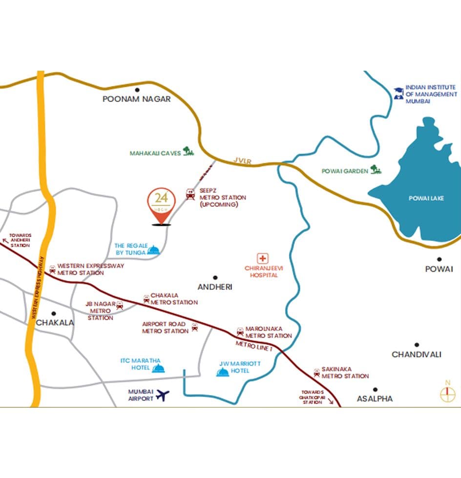 Location Connectivity Map